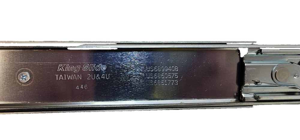 Kingslide 446 2U/4U Rack Rails, Outer Only.