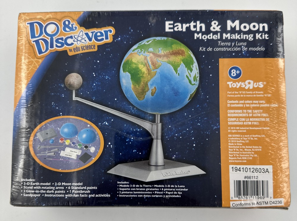 Do & Discover By Edu Science Earth & Moon Model Making Kit