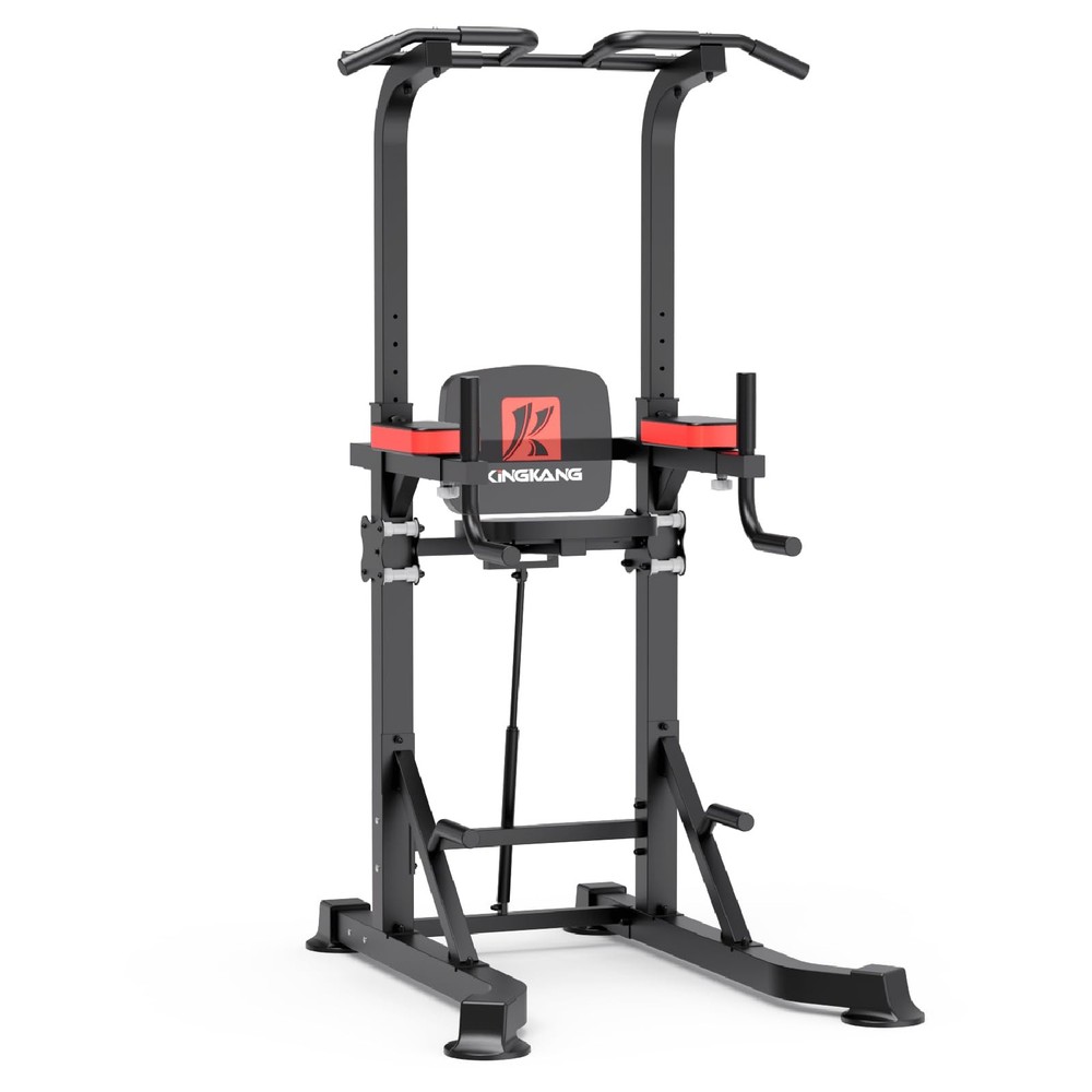 Power Tower Dip Station, Multi-Function Assistive Trainer Pull Up for Home Gy...