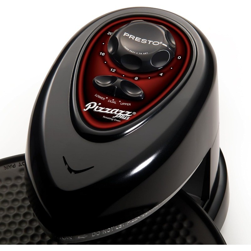03430 Pizzazz Plus Rotating Oven, Black