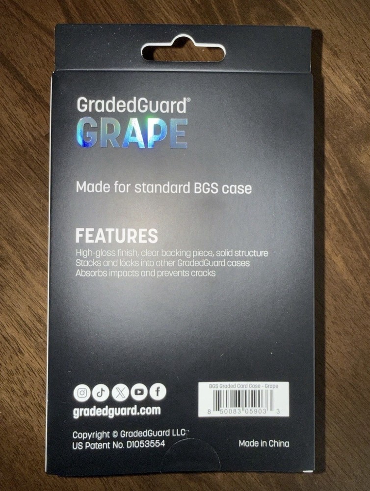 Graded Guard BGS Grape - In Hand ready2ship