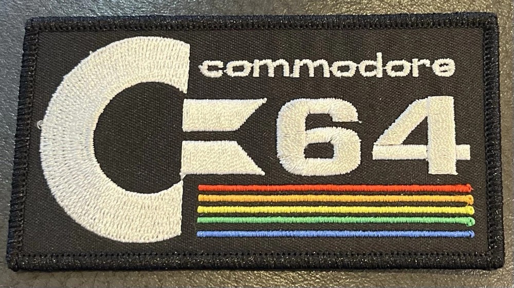 Commodore 64 Computer Vintage Style embroidered patch