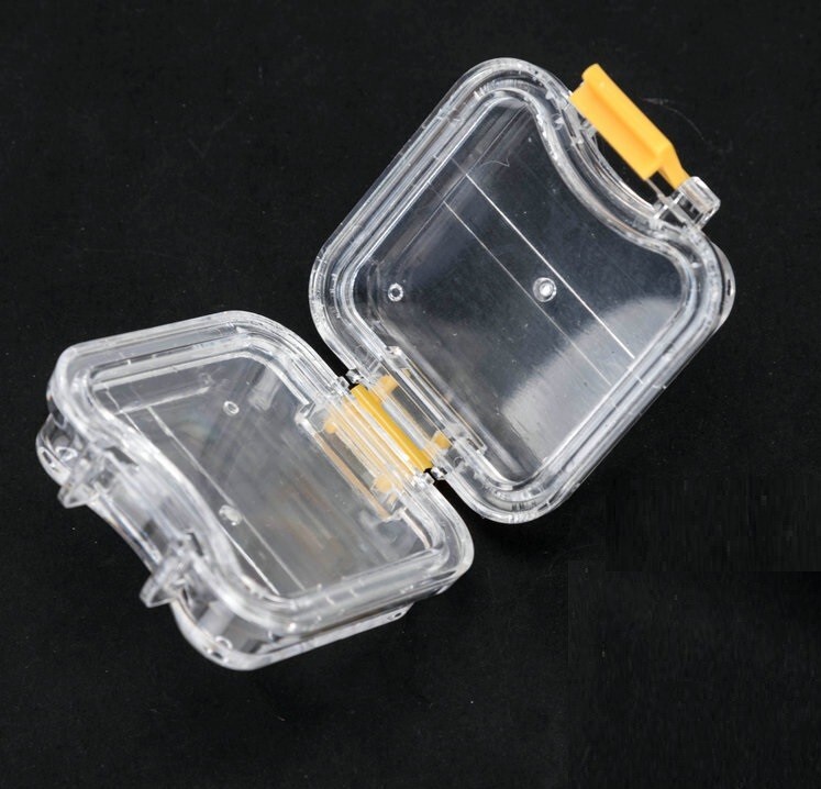 10Pcs Denture False Teeth Membrane Case Container Hinged Display Box Jewelry