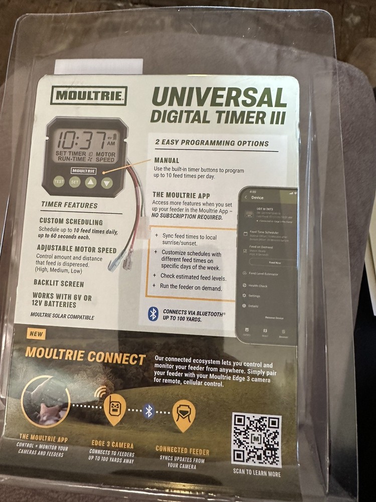 MOULTRIE UNIVERSAL DIGITAL TIMER III Feeder Accessory