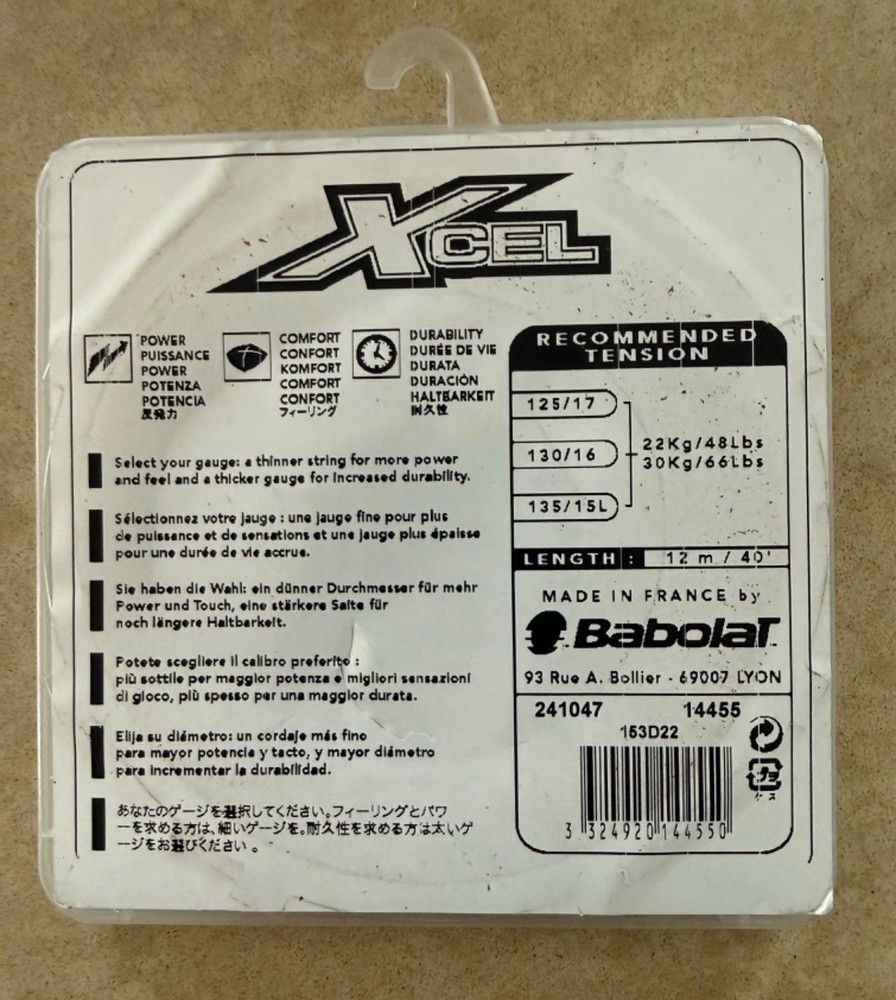 Babolat Xcel 17 g tennis string