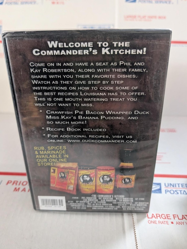 The Commander's Kitchen Cooking DVD new #195