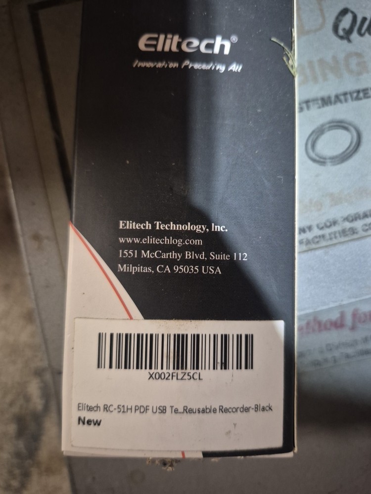 Elitech RC-5+ Temperature Data Logger PDF Reporter