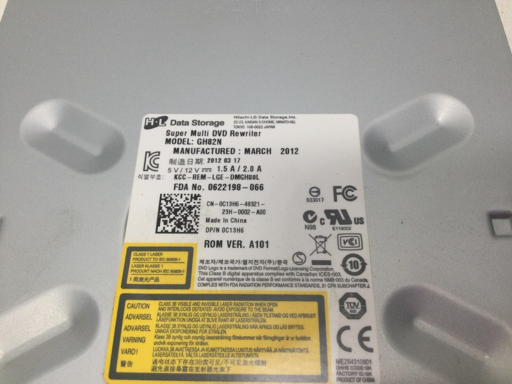 Model GH82N OEM HP DESKTOP DVD-CD Super multi REWRITABLE DRIVE