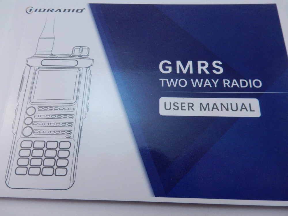 TIDRADIO GMRS User Manual Original