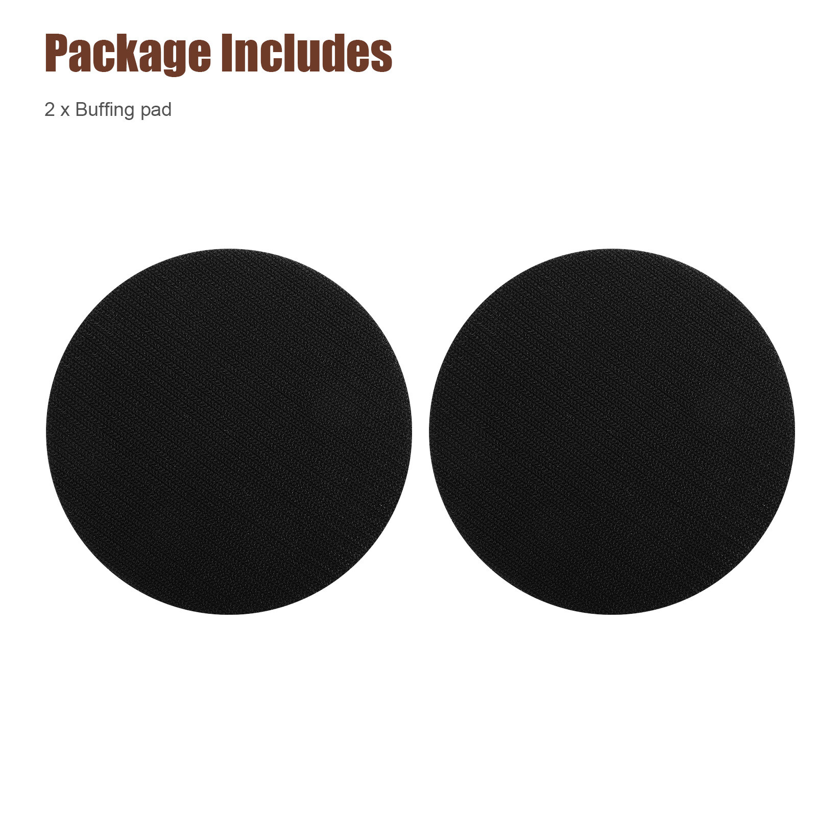 2Pcs 6in Foam Cushion Interface Sanding Disc Hook Loop Sander Buffer Backing Pad