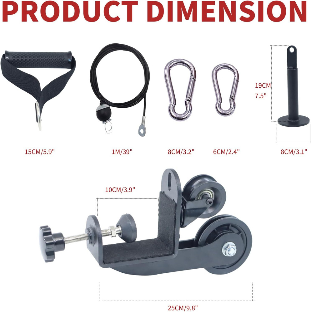 Arm Wrestling Training Pulley System Professional, Forearm Workout Table Equipme