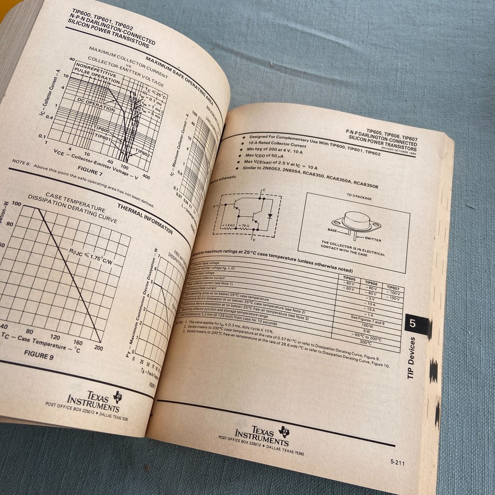 Book Lot Texas Instruments TTL Data V 2 Linear Circuits Field Logic Programmable