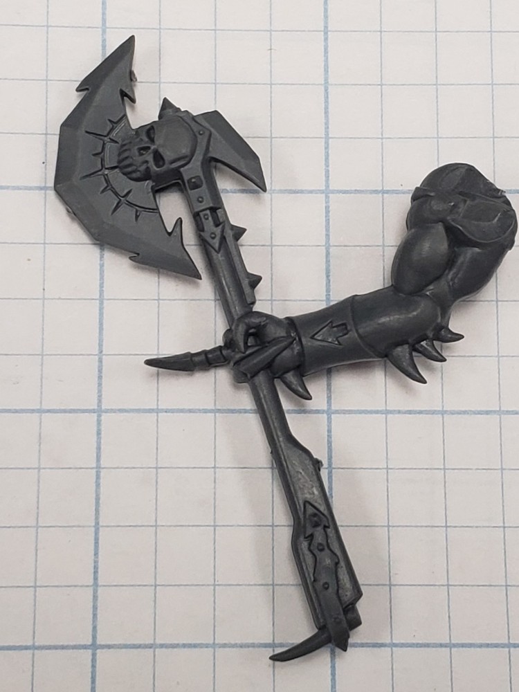 Warhammer Slaves to Darkness Bits OOP Daemon Prince Hellforged Axe AR02