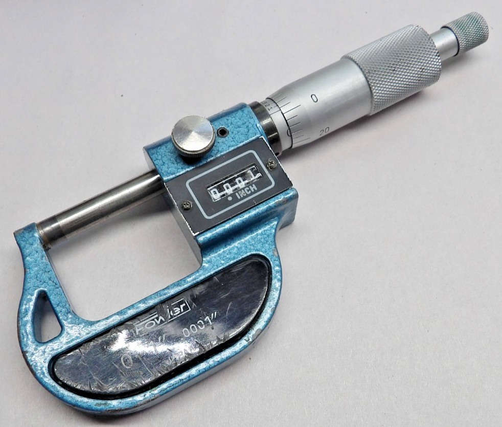 Nice Fowler Digital 0-1" Outside Micrometer with Case