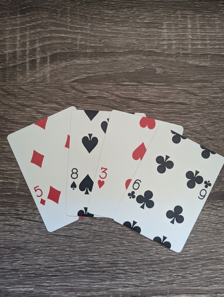 Misprinted Bicycle Cards Magic Torn & Restored Upside Down 8 Pack Trick