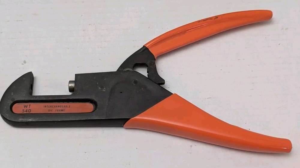 Thomas & Betts T&B WT540 Ratchet Hand Crimp Tool READ
