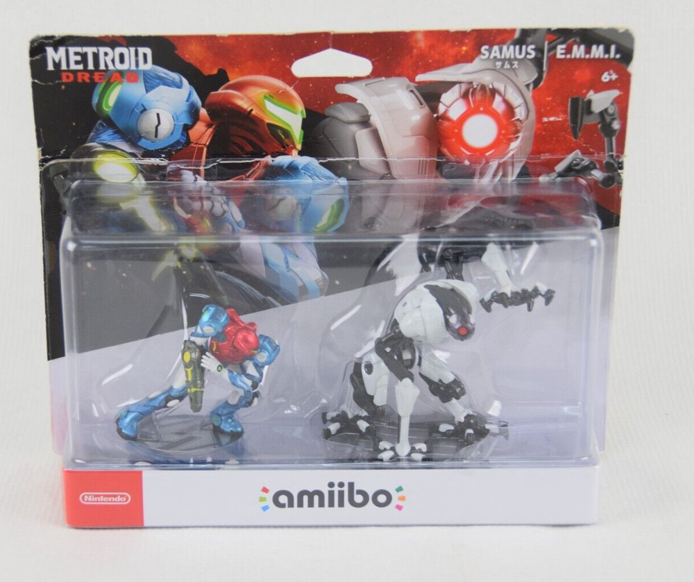 Metroid Dread amiibo Figures - Samus/E.M.M.I.