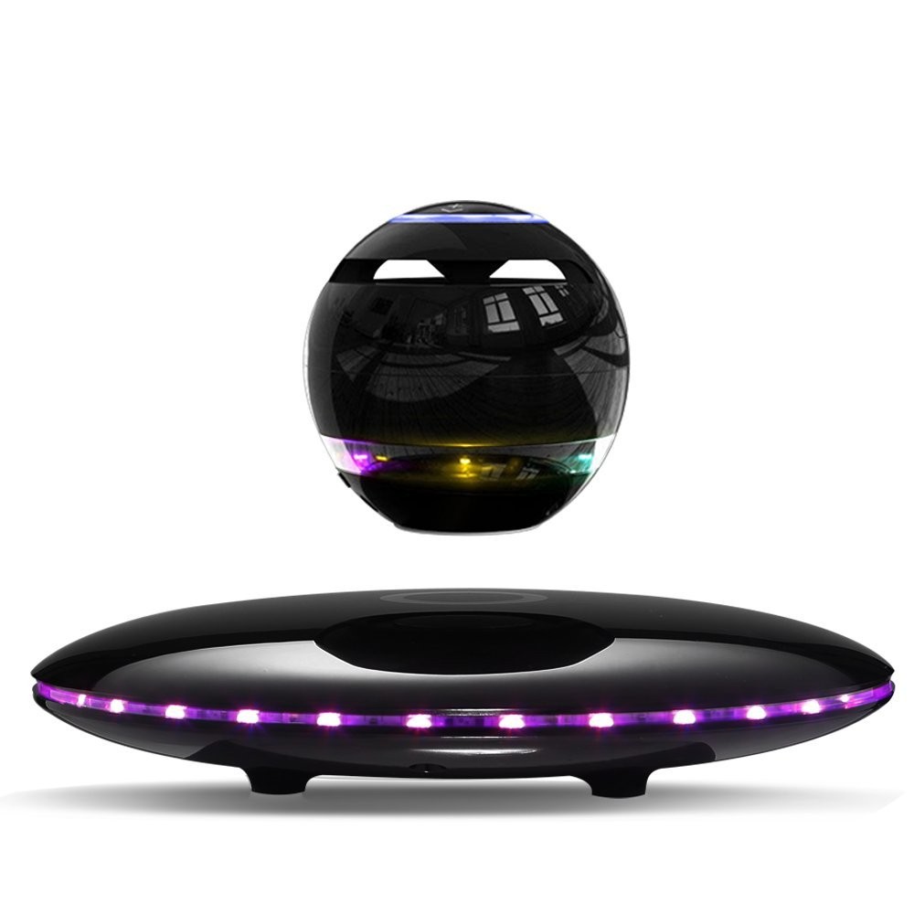 Infinity Orb Magnetic Levitating Speaker Bluetooth 4.0 LED Flash Black