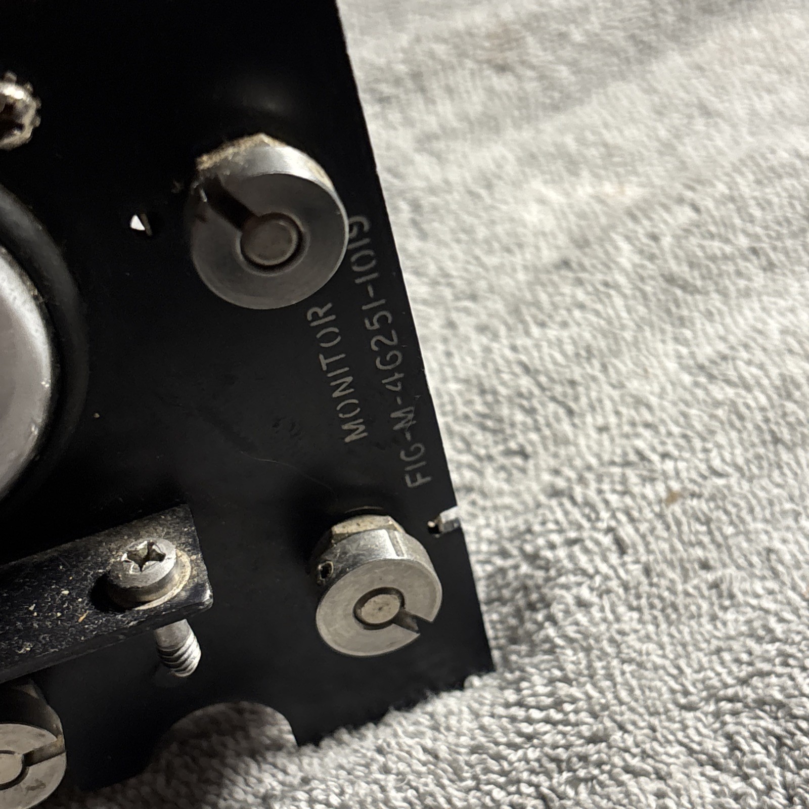 Vintage military radio frequency RF monitor As Is