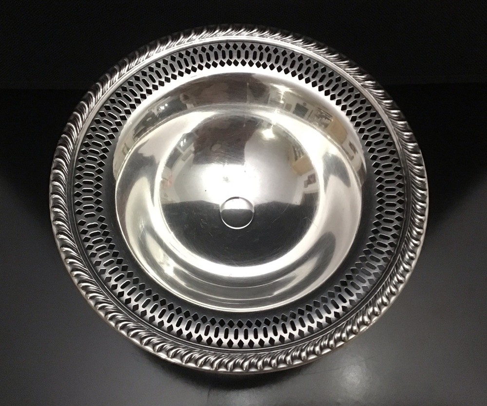 Vintage Cheshire Silver Plated Pedestal Small Bonbon Compot Dish
