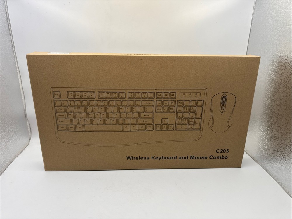 C203 Wireless Keyboard and Mouse Combo
