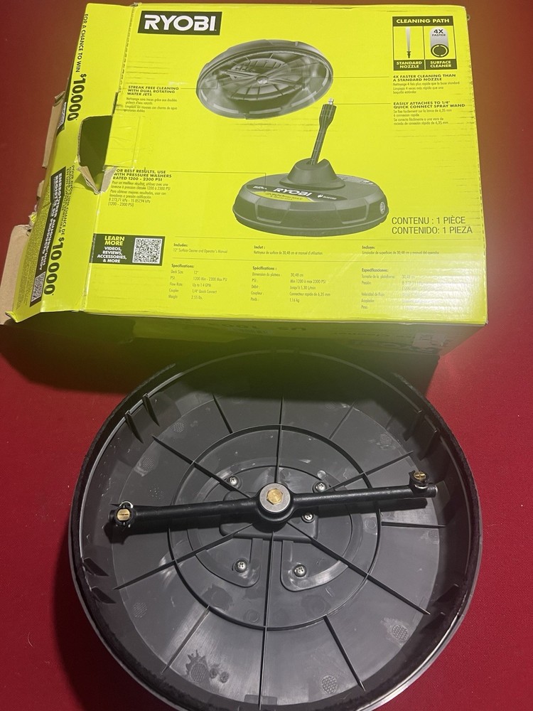 Ryobi Electric Pressure Surface Cleaner - 12"