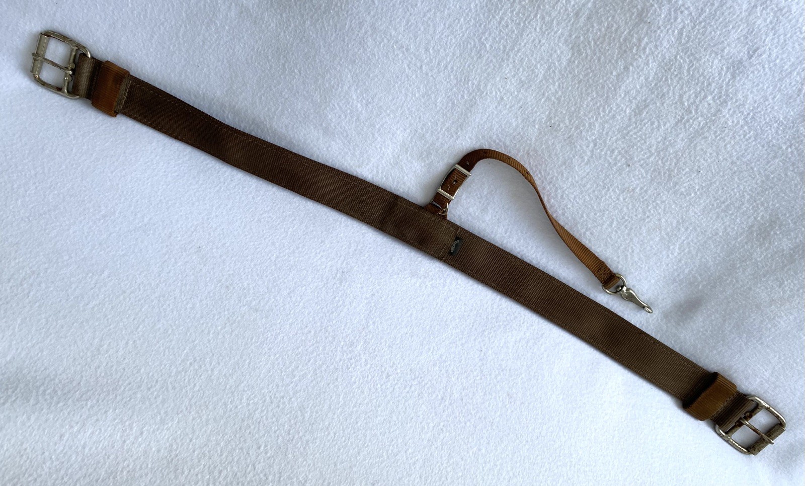 WEAVER HeavyDuty Double Stitched BROWN Nylon Back Rear Flank Saddle Cinch