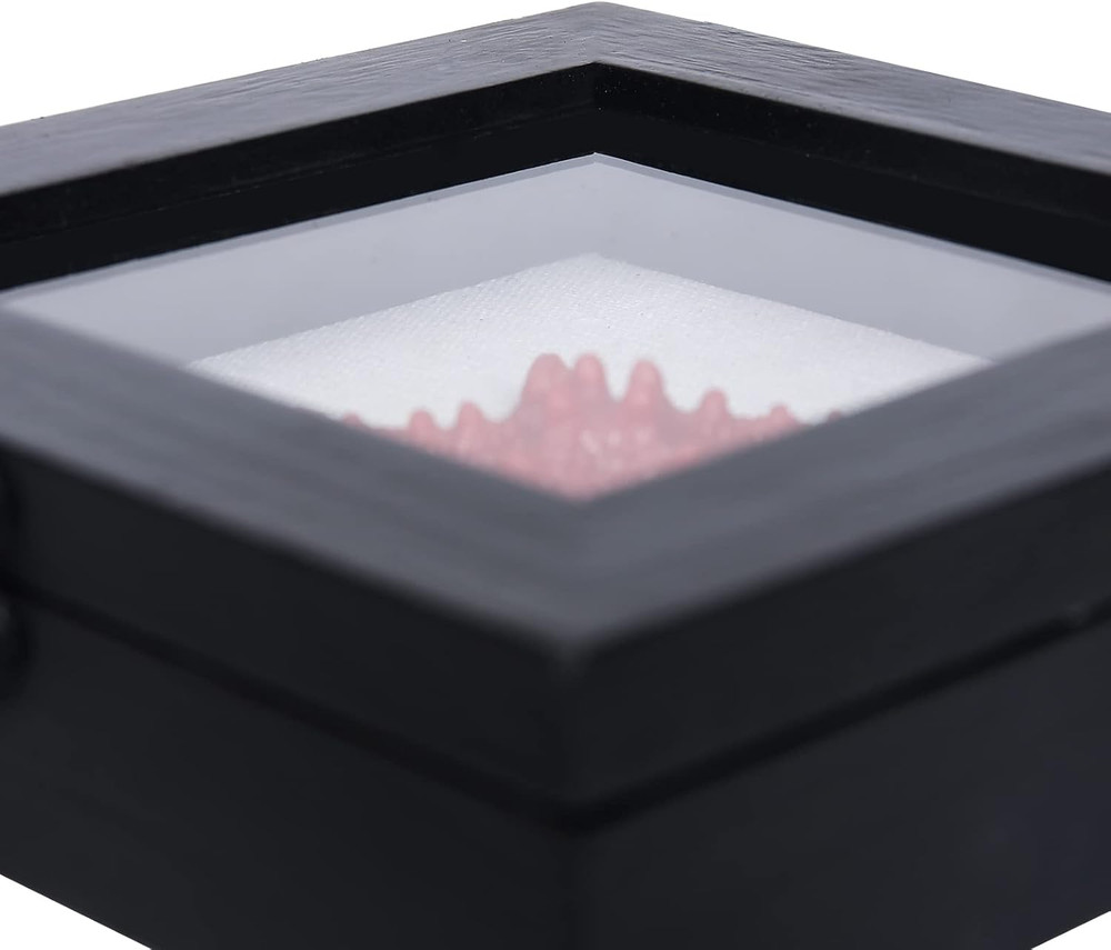 Shadow Box 6X6, Small Shadow Box Frame with Glass, Square Shadow Boxes Display C