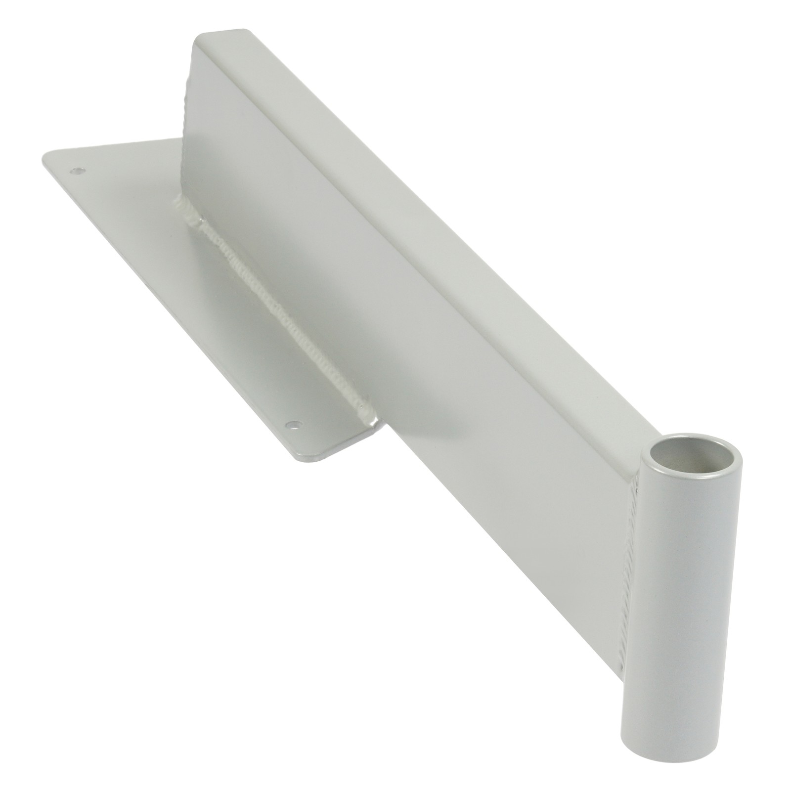 Right Boat Trolling Motor Mount For Gheenoe W/ Handle Nose Cap Silvery Aluminium