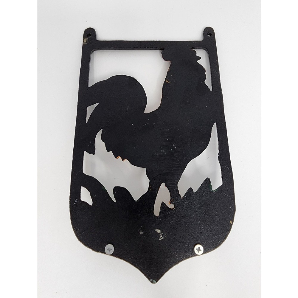 Cast Iron Rooster Chicken Hanging Hook Key Holder