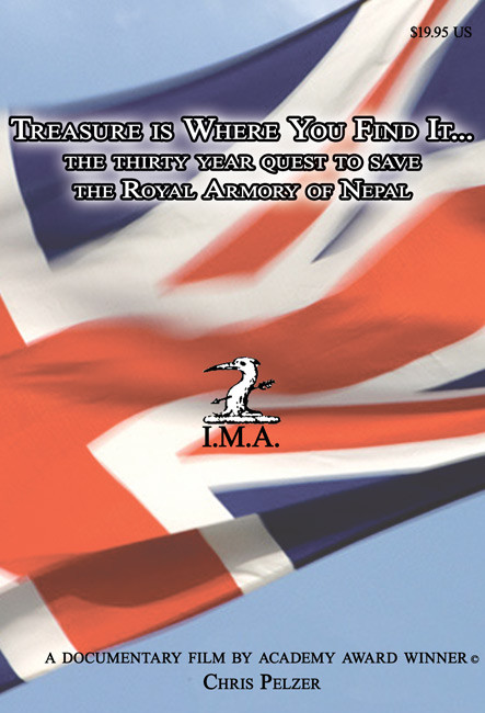 DVD- Treasure is Where you Find It, 30 year Quest to Rescue the Arsenal of Nepal