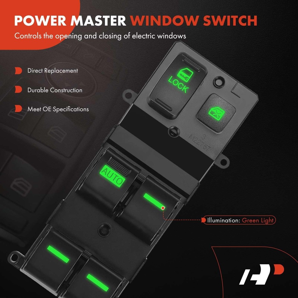 A-Premium Master Power Window Switch Compatible with Honda Ridgeline 2006 200...