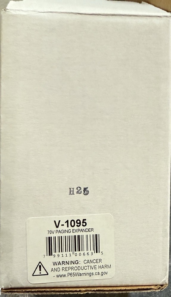 Valcom V-1095 70 Volt Expander