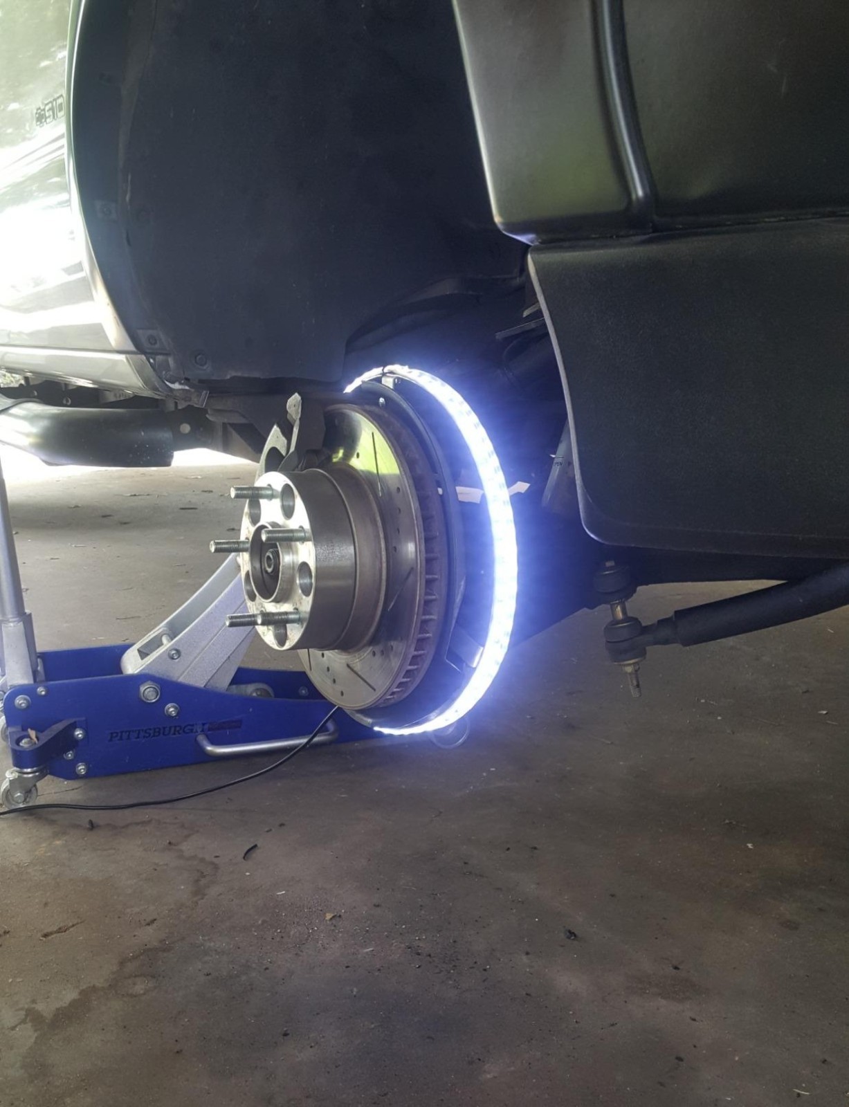 NEW Set 4x 17.5" PURE WHITE QUAD ROW Strobes Truck Car LED Wheel Rim Ring Lights