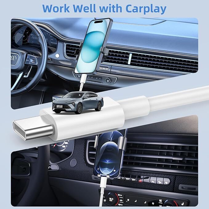 IPhone 16 15 Pro Max Plus USB-A Cable Fast Charger Type C Charging Data lot Cord