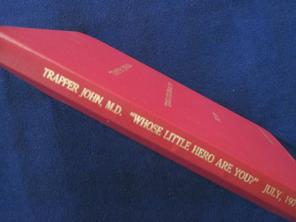 ORIGINAL TV SCRIPT 'WHOSE LITTLE HERO ARE YOU' TRAPPER JOHN MD - 'RIPPLES' COPY