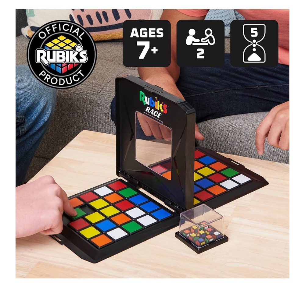 Rubik’s Cube Rubik's Race Classic Fast Paced Puzzle Strategy Sequence Board Game
