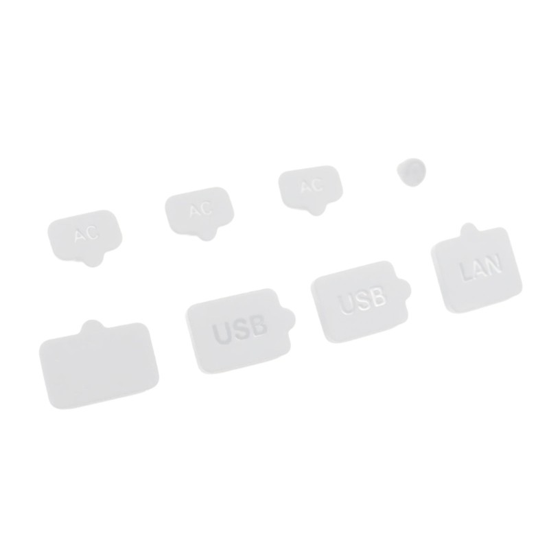 8pcs Silicone Dustproof Cover Set not Scratch Protections Suitable for Console 2