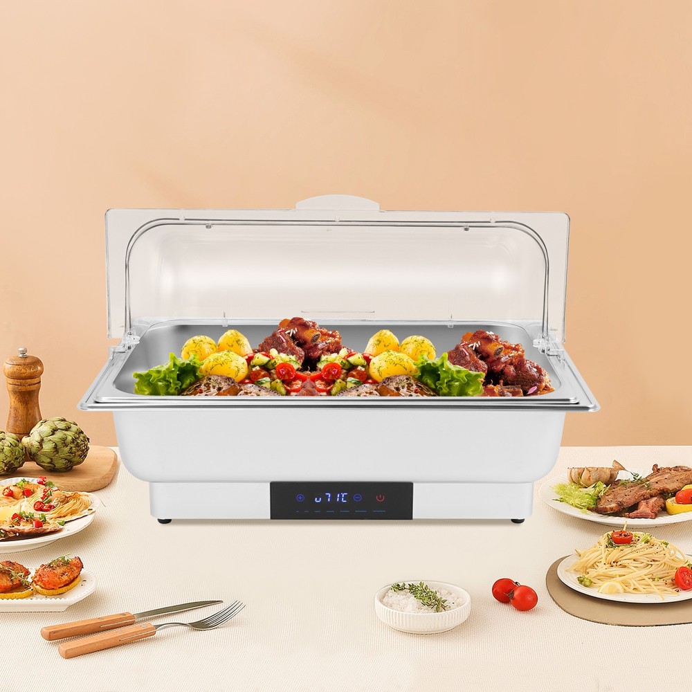 Buffet Chafing Dish Warmers Food Warming Container Digital Display Temperature