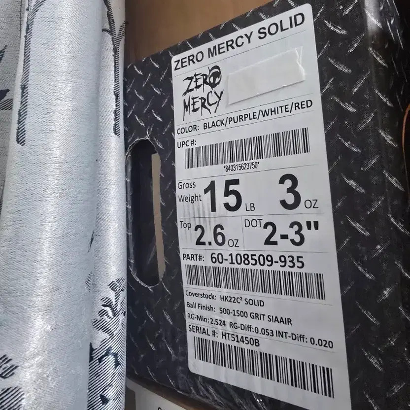 Hammer Zero Marshi Solid 15 lbs Bowling Ball