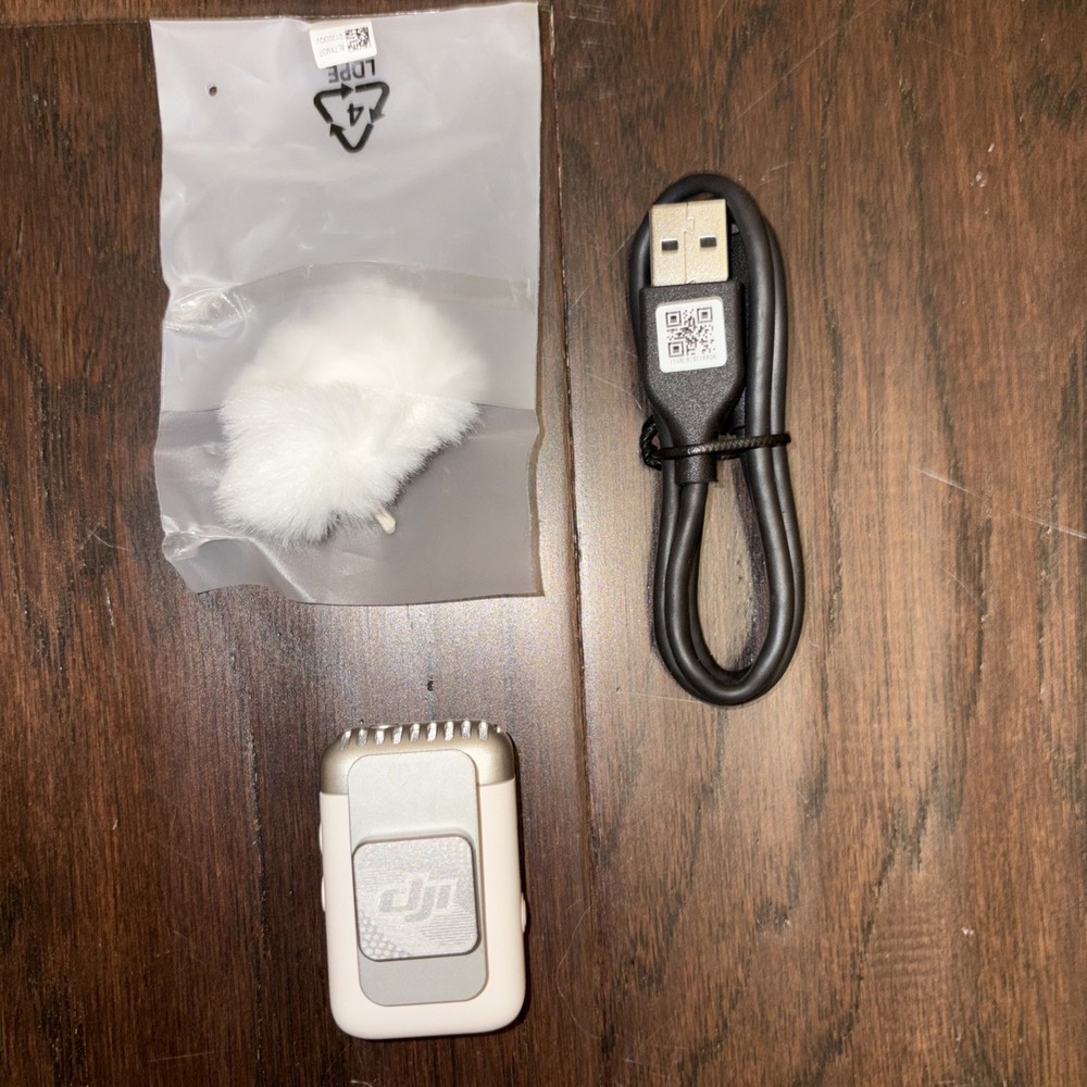 DJI Mic 2 with Case (Pearl White)