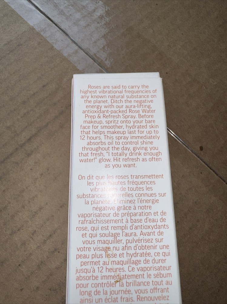 New Maven Rose Water Prep & Refresh Spray