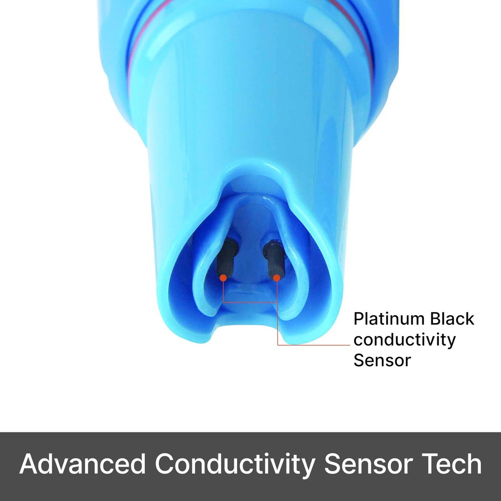 Apera Instruments, LLC-AI314 Premium Series EC60 Waterproof Conductivity blue