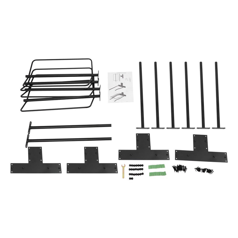 4 PCS Saddle Racks, Saddle Rack With Double Pad Bars, Wall-mounted Saddle Rack