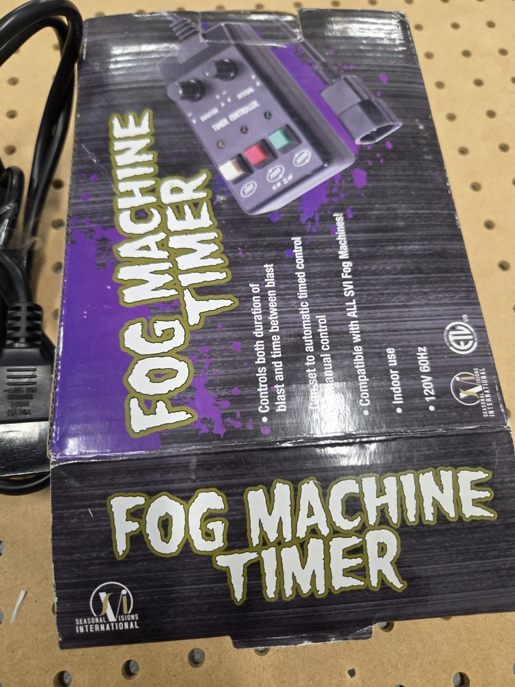 Fog Machine Timer Switch UL 120V & Mini Strobe Light