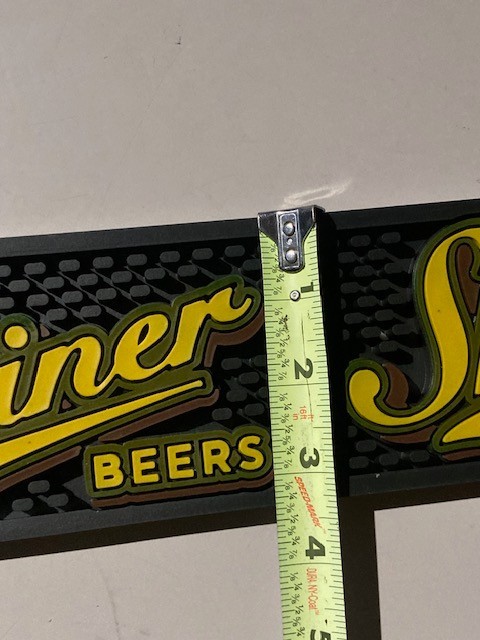 Shiner Texas Beer Rubber Bar Spill Mat for Tap Kegerator