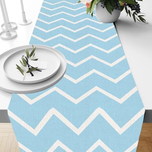 Table Runner, Kitchen Dining Table Decor Decor Gifts Table Runners Wave Shape