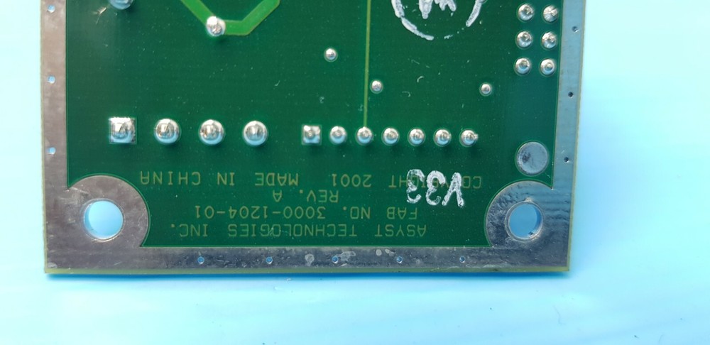 Asyst Technologies 3200-1204-01 Interface Board PCB Used