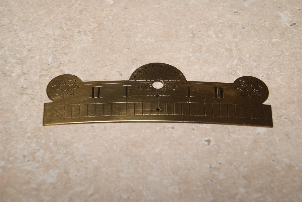 BRASS PENDULUM INDICATOR 3 3/4 LONG NEW CLOCK PARTS