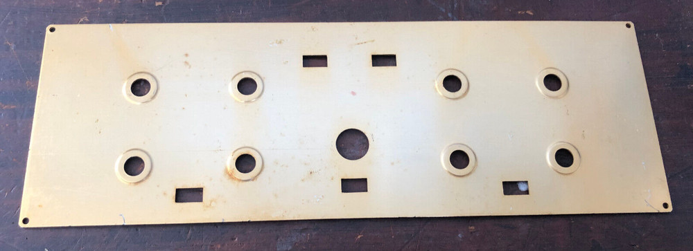 NOS - Front & Back Cover Plate For A Dynaural Equalizer-Preamplifier 121-B